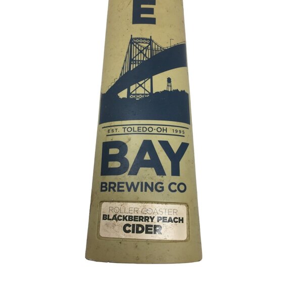 Maumee Bay Brewing Company Tap Handle ''Rollercoaster Blackberry Peach Cobbler'' - Picture 3 of 7